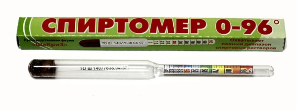 Бытовой прибор для определения градусов в самогоне. - 9 букв